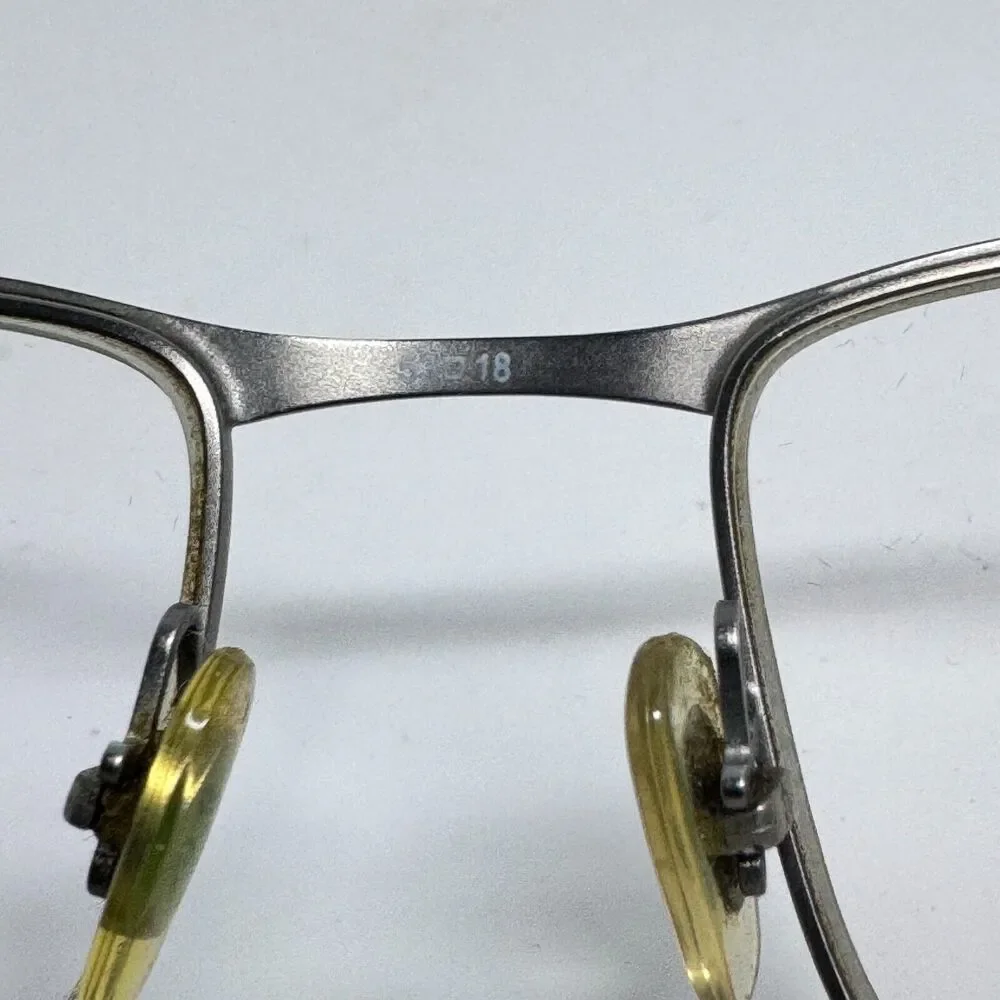 Ray-Ban Eyeglasses‎ Rimless Silver Frames RB6332 2850 53-18-140 H15841